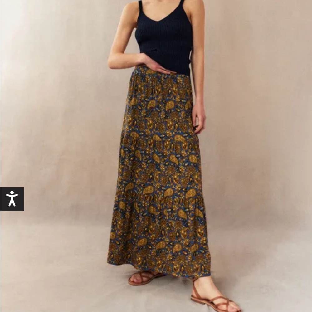 Boden tiered maxi dress